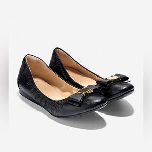 Cole Haan Tali Black Bow Flats